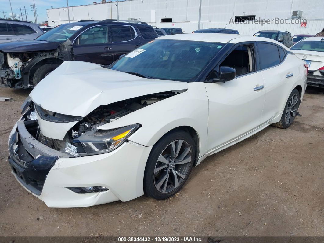 2016 Nissan Maxima 3.5 S White vin: 1N4AA6AP1GC428044