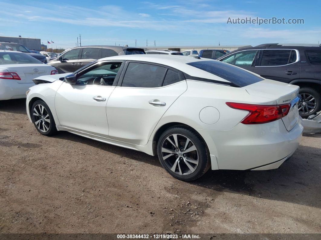 2016 Nissan Maxima 3.5 S White vin: 1N4AA6AP1GC428044