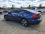 2016 Nissan Maxima 3.5s Синий vin: 1N4AA6AP1GC431235