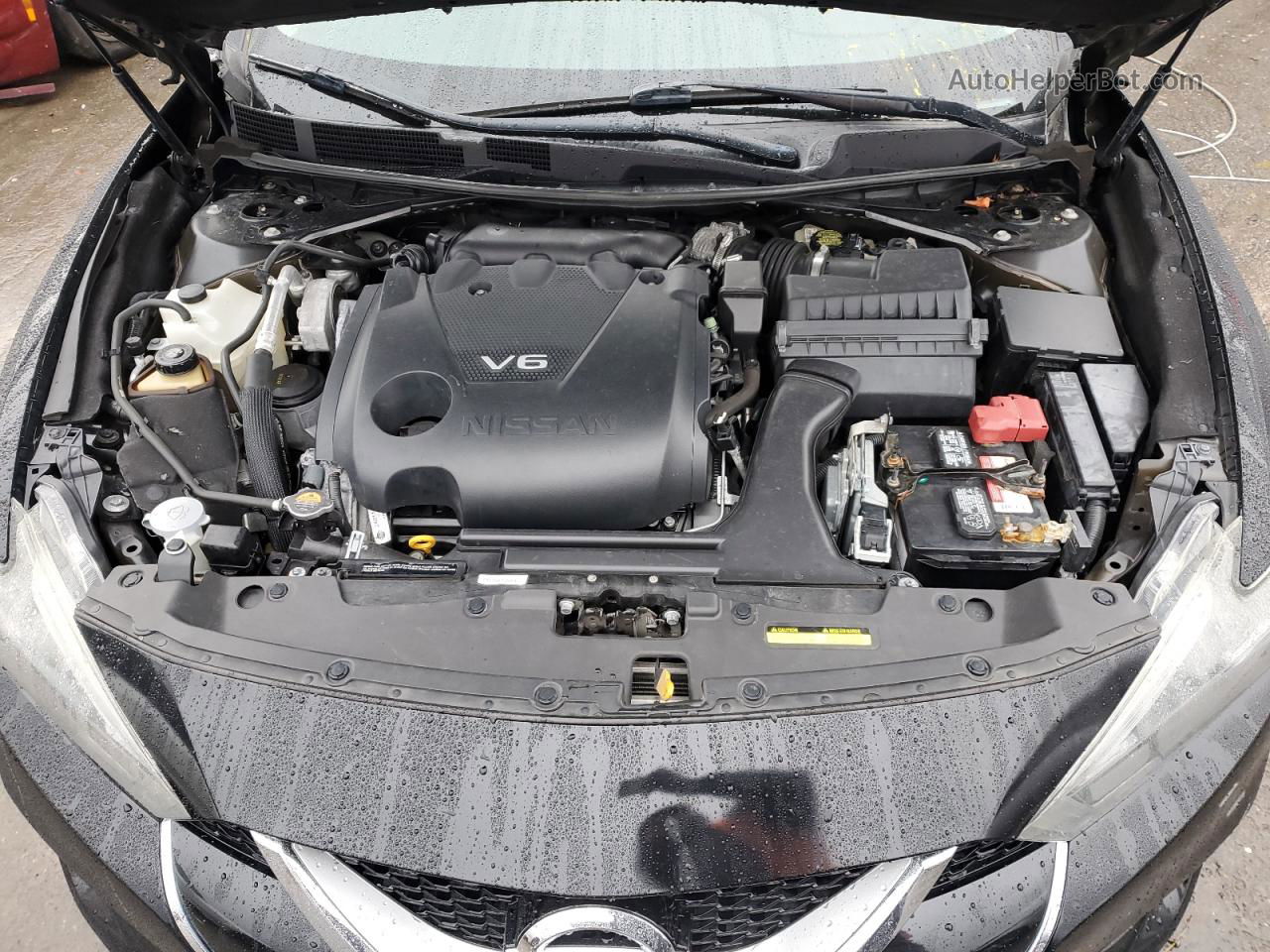 2016 Nissan Maxima 3.5s Черный vin: 1N4AA6AP1GC434961