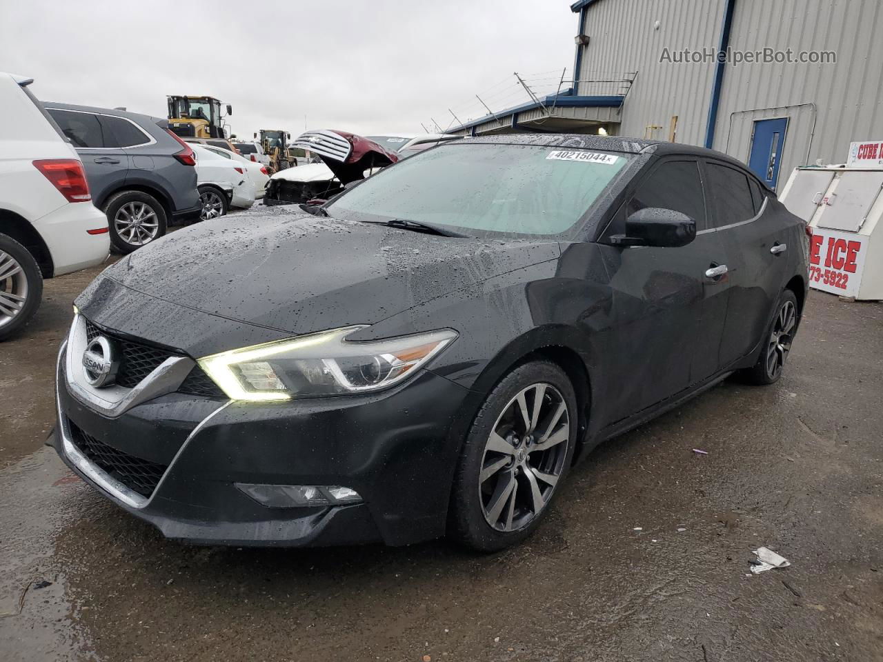 2016 Nissan Maxima 3.5s Черный vin: 1N4AA6AP1GC434961