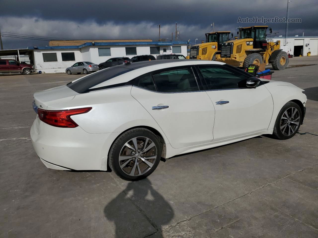 2016 Nissan Maxima 3.5s White vin: 1N4AA6AP1GC436855