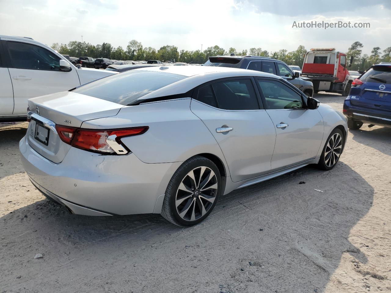 2016 Nissan Maxima 3.5s Серебряный vin: 1N4AA6AP1GC449363