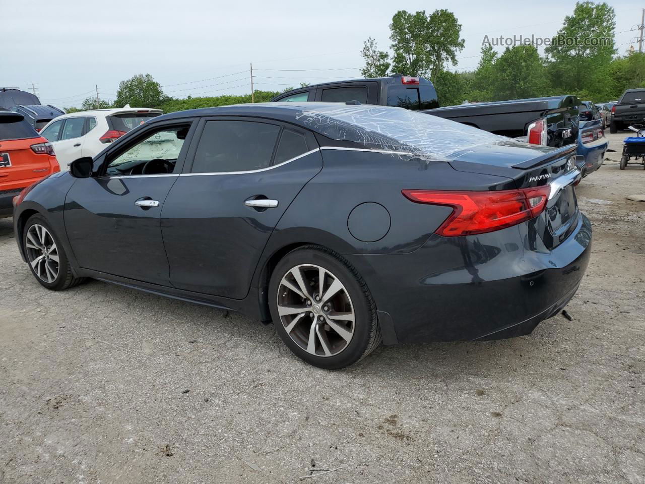 2016 Nissan Maxima 3.5s Blue vin: 1N4AA6AP1GC902106