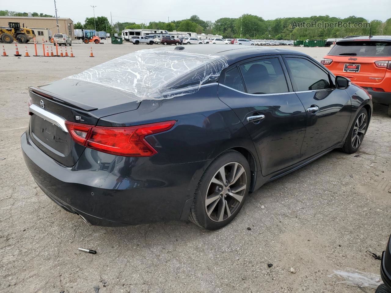 2016 Nissan Maxima 3.5s Blue vin: 1N4AA6AP1GC902106