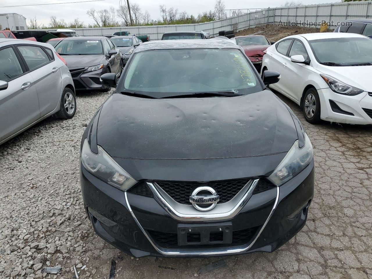 2016 Nissan Maxima 3.5s Black vin: 1N4AA6AP1GC902395