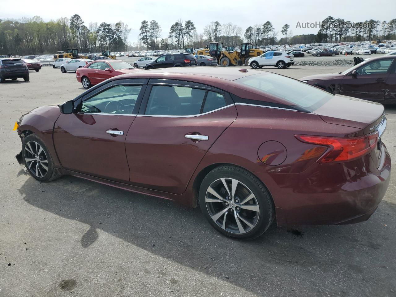 2016 Nissan Maxima 3.5s Красный vin: 1N4AA6AP1GC904938