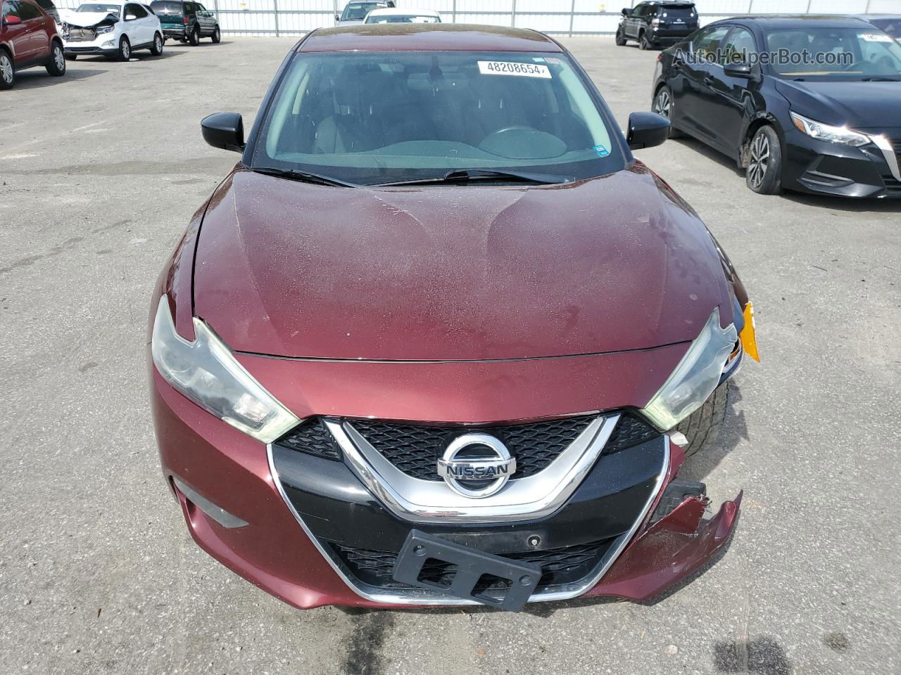 2016 Nissan Maxima 3.5s Red vin: 1N4AA6AP1GC904938