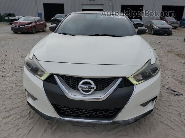 2017 Nissan Maxima 3.5s Белый vin: 1N4AA6AP1HC365352