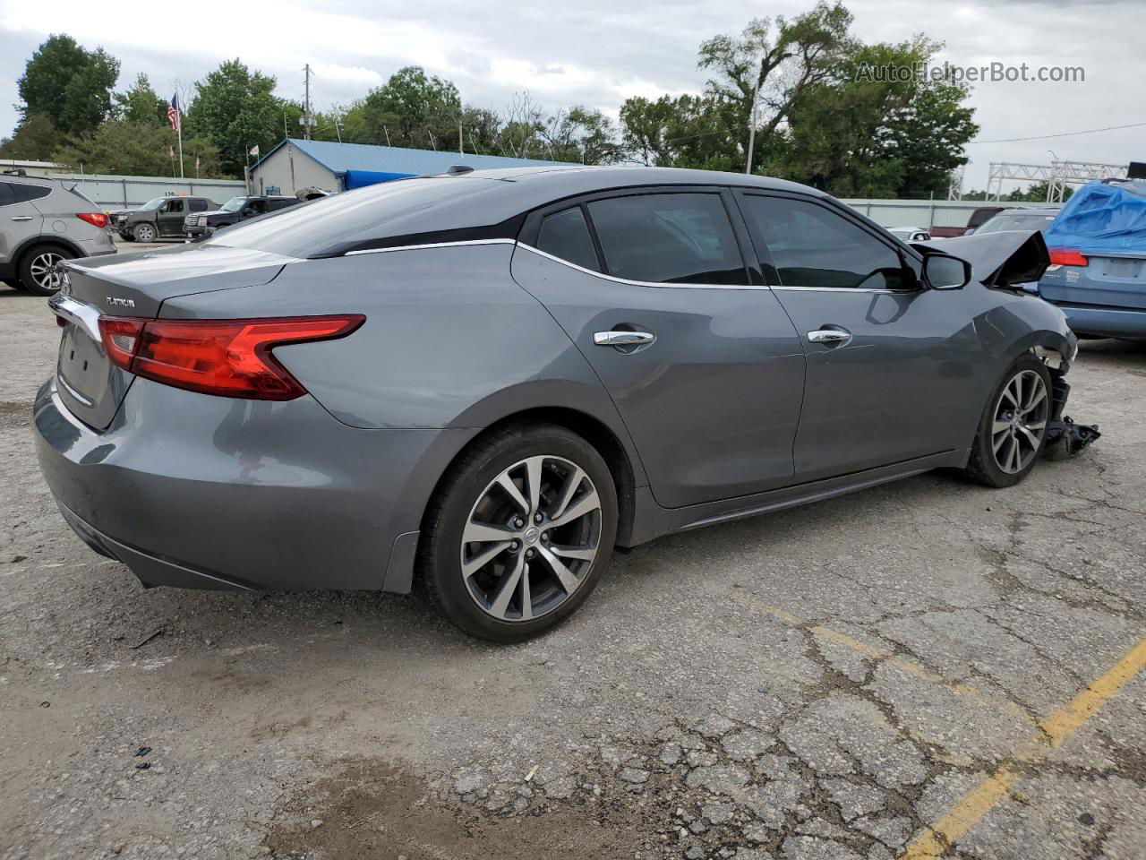 2017 Nissan Maxima 3.5s Угольный vin: 1N4AA6AP1HC367490