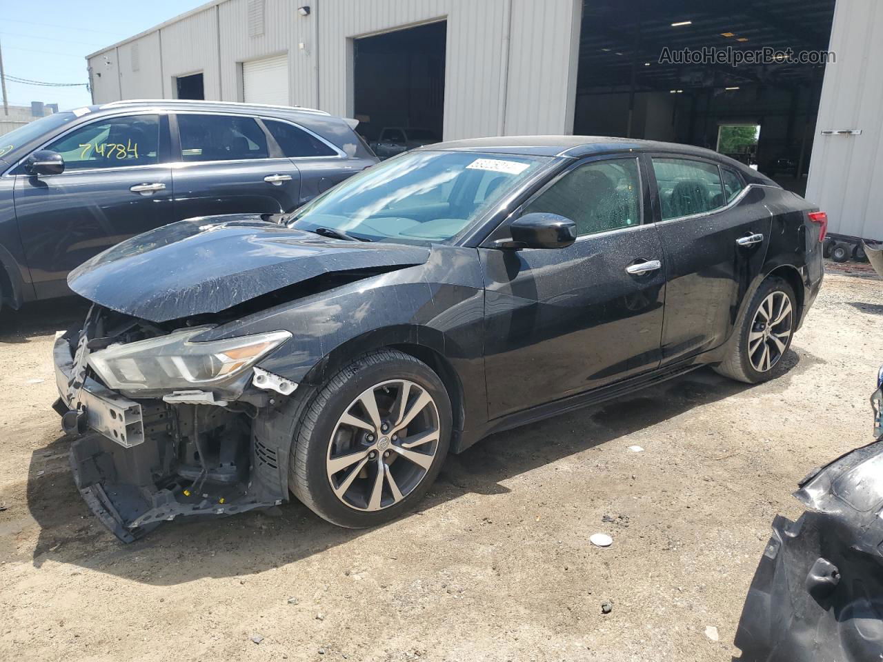 2017 Nissan Maxima 3.5s Black vin: 1N4AA6AP1HC368476