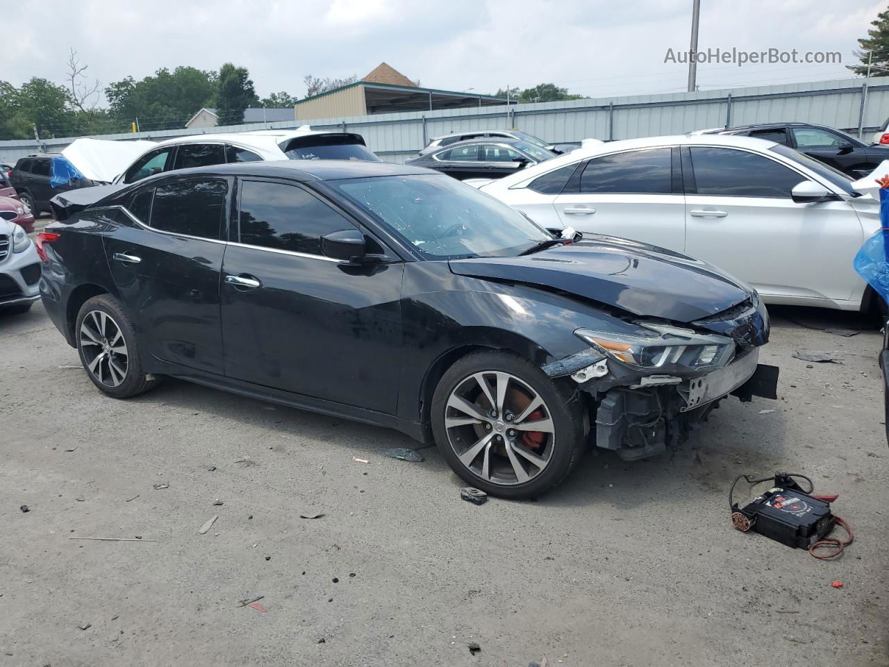 2017 Nissan Maxima 3.5s Black vin: 1N4AA6AP1HC370437