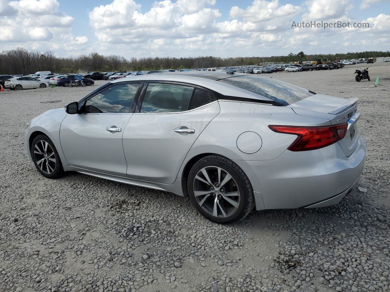 2017 Nissan Maxima 3.5s Silver vin: 1N4AA6AP1HC379817