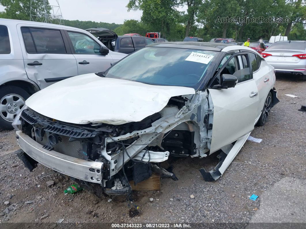 2017 Nissan Maxima 3.5 Platinum White vin: 1N4AA6AP1HC384533