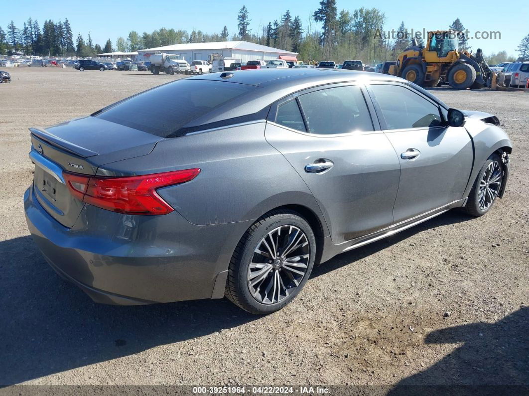 2017 Nissan Maxima 3.5 Platinum Серый vin: 1N4AA6AP1HC387819