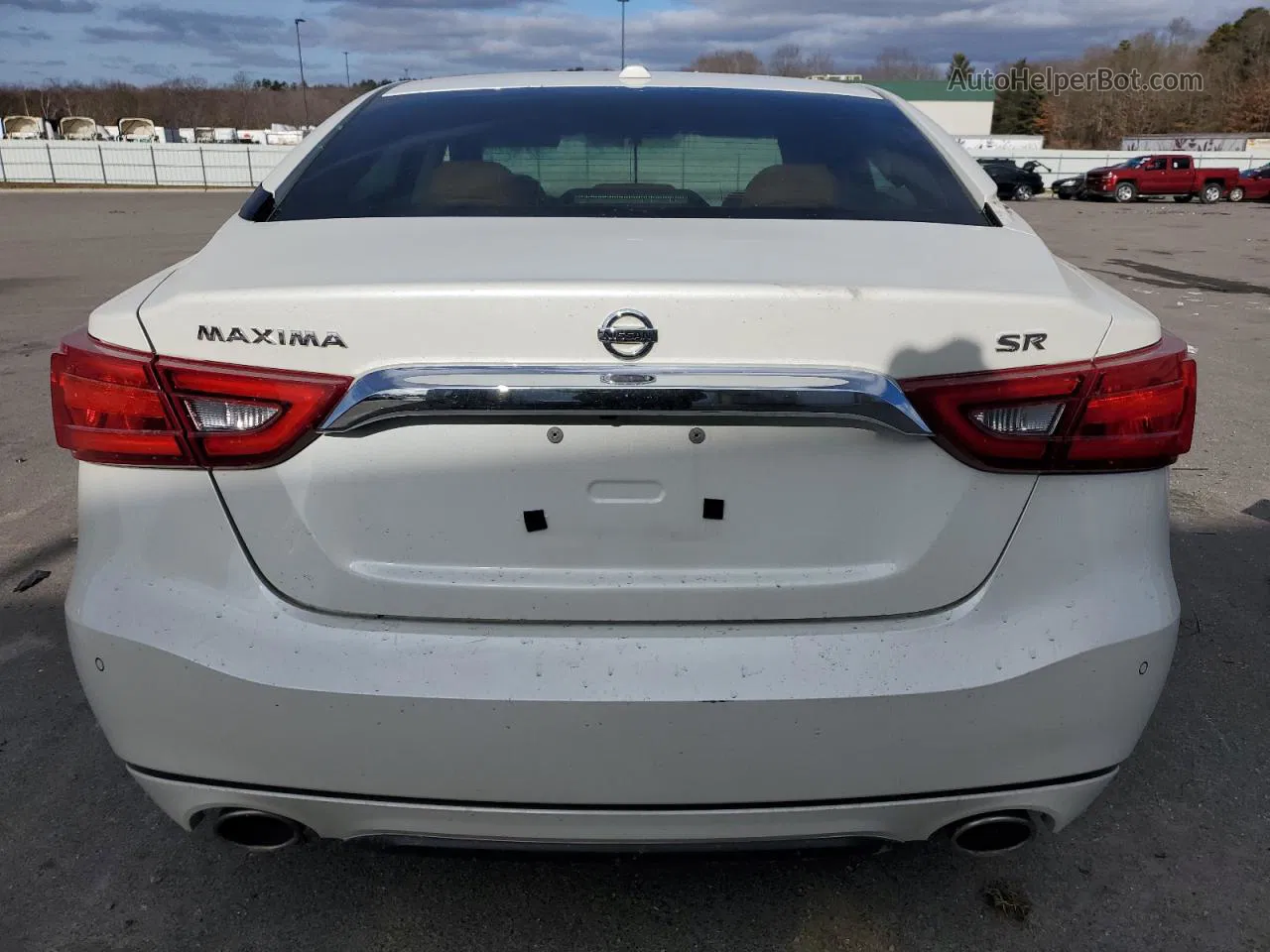 2017 Nissan Maxima 3.5s White vin: 1N4AA6AP1HC392762