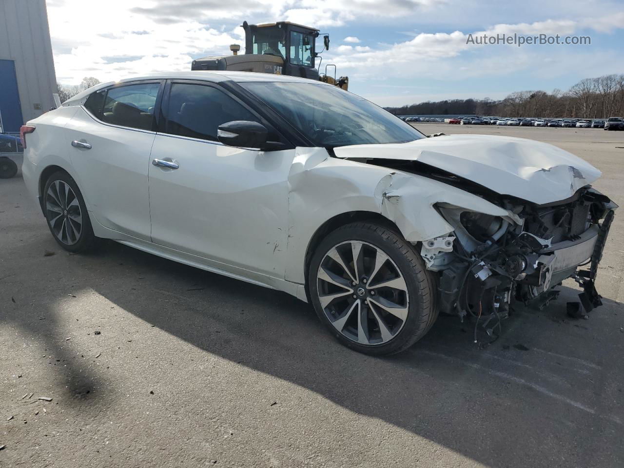 2017 Nissan Maxima 3.5s White vin: 1N4AA6AP1HC392762