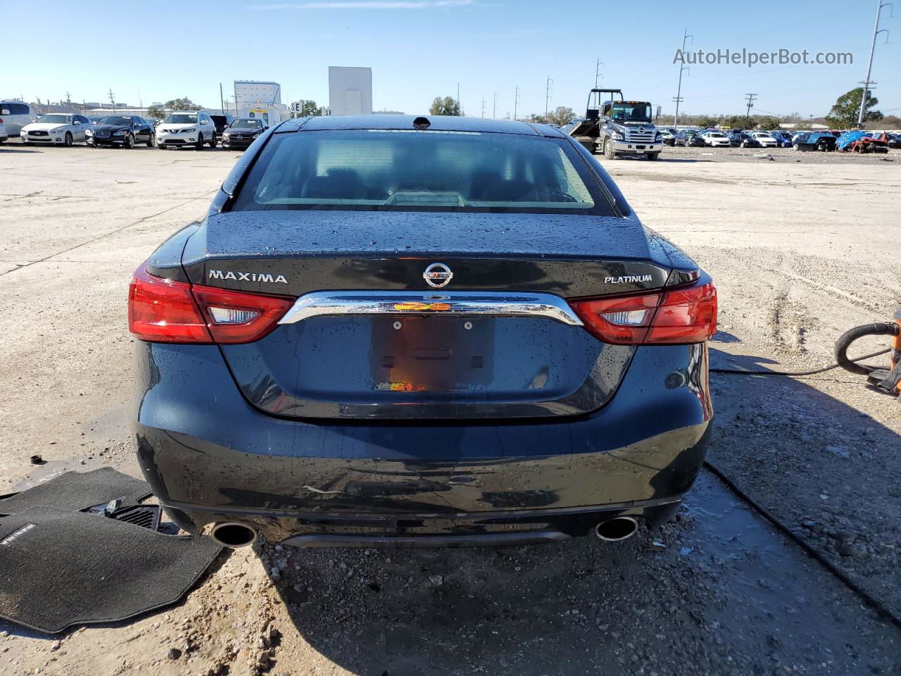 2017 Nissan Maxima 3.5s Black vin: 1N4AA6AP1HC393300