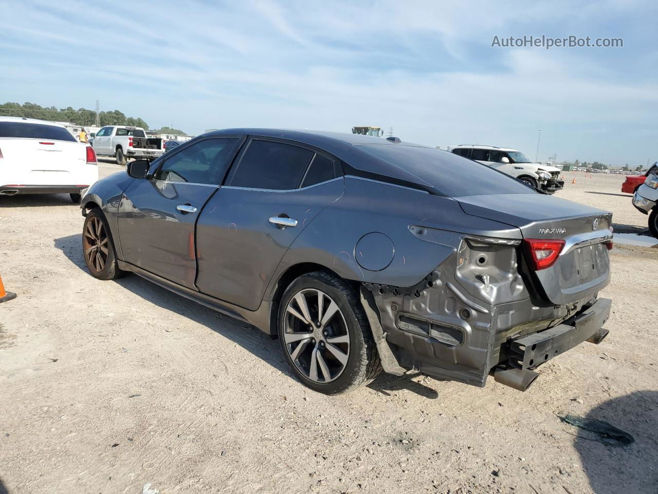 2017 Nissan Maxima 3.5s Gray vin: 1N4AA6AP1HC402609