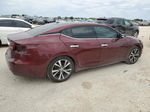 2017 Nissan Maxima 3.5s Burgundy vin: 1N4AA6AP1HC402853