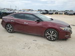 2017 Nissan Maxima 3.5s Burgundy vin: 1N4AA6AP1HC402853