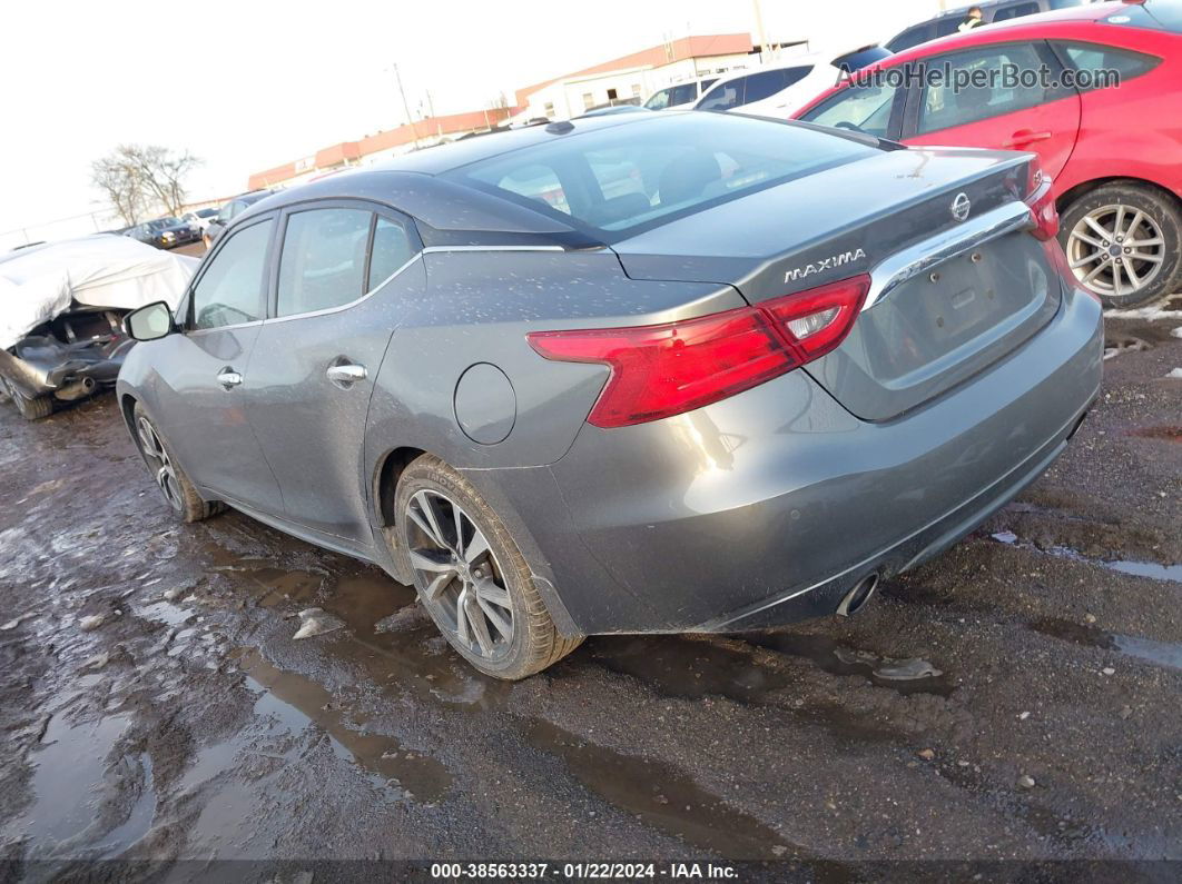 2017 Nissan Maxima 3.5 Sv Gray vin: 1N4AA6AP1HC411245