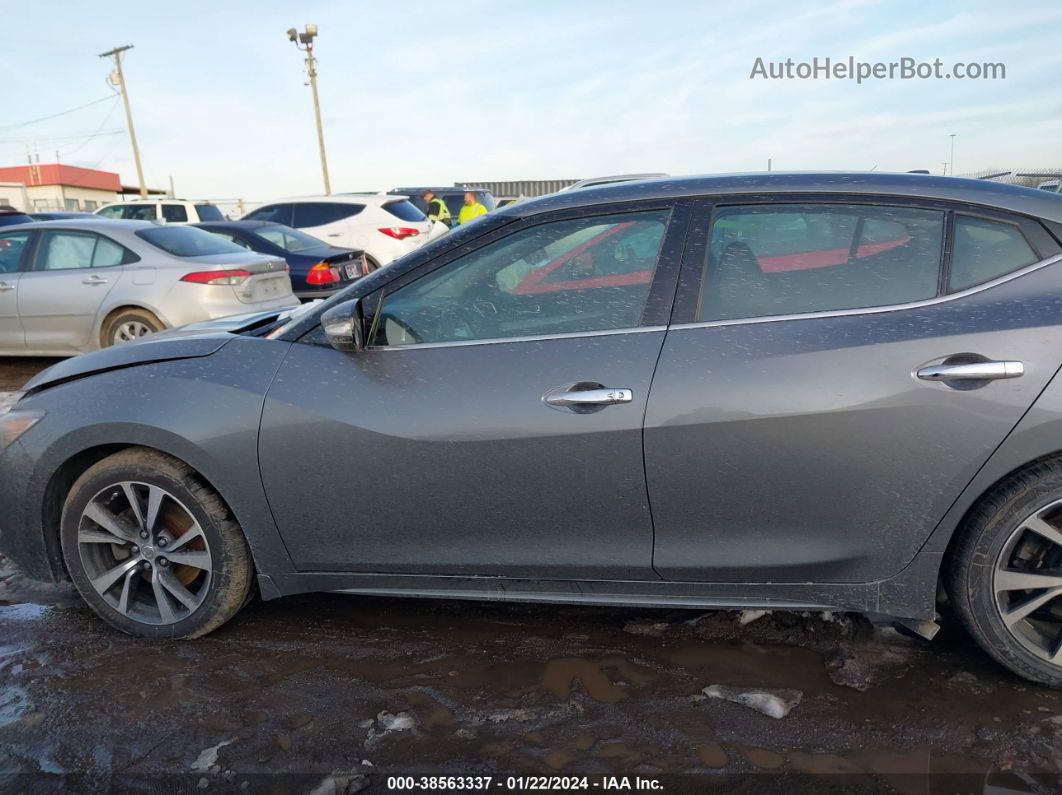 2017 Nissan Maxima 3.5 Sv Gray vin: 1N4AA6AP1HC411245