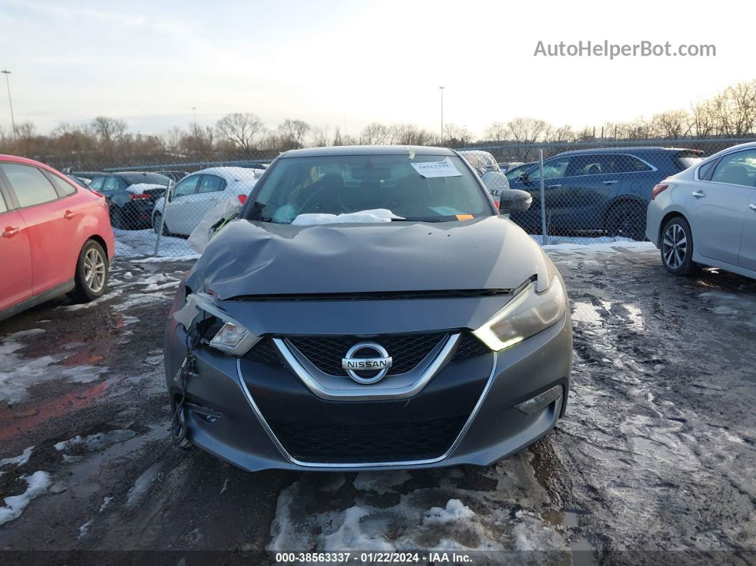 2017 Nissan Maxima 3.5 Sv Gray vin: 1N4AA6AP1HC411245