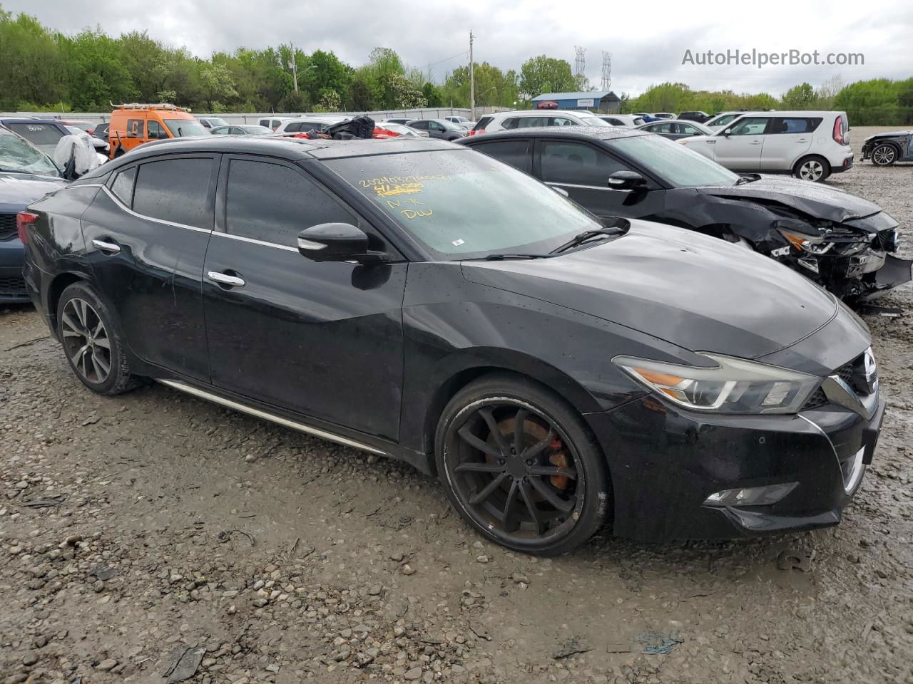 2017 Nissan Maxima 3.5s Black vin: 1N4AA6AP1HC417000