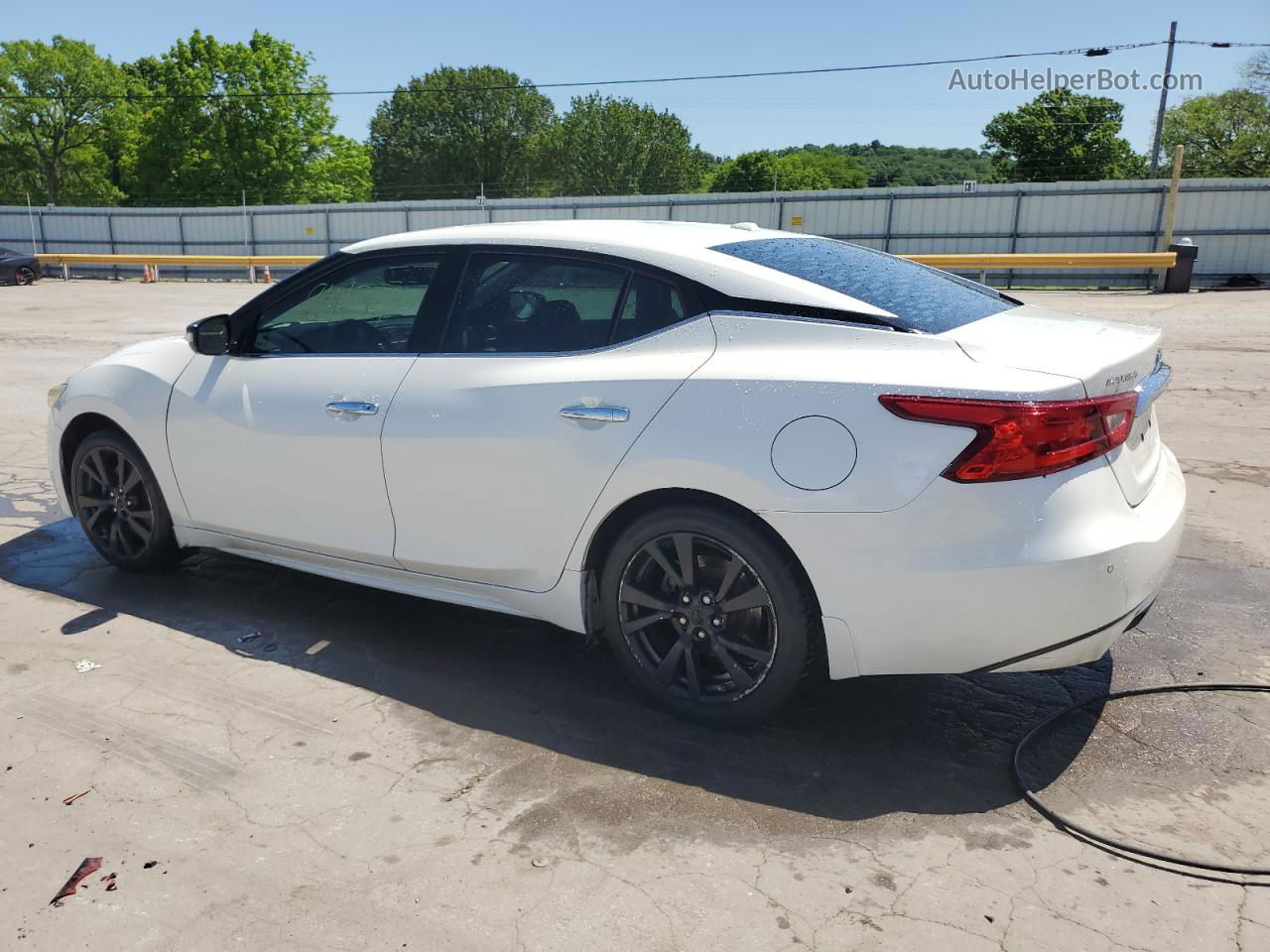 2017 Nissan Maxima 3.5s White vin: 1N4AA6AP1HC420723