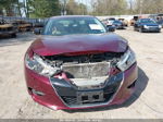 2017 Nissan Maxima 3.5 Sv Maroon vin: 1N4AA6AP1HC423105