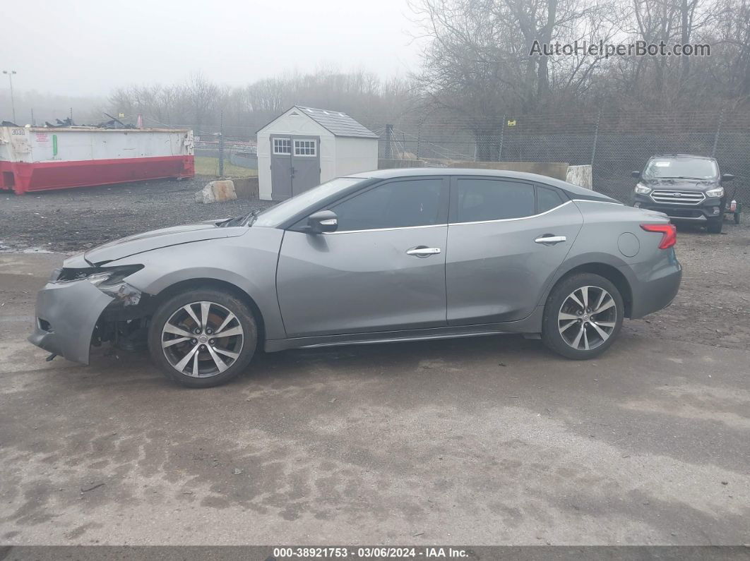 2017 Nissan Maxima 3.5 Sv Gray vin: 1N4AA6AP1HC424528