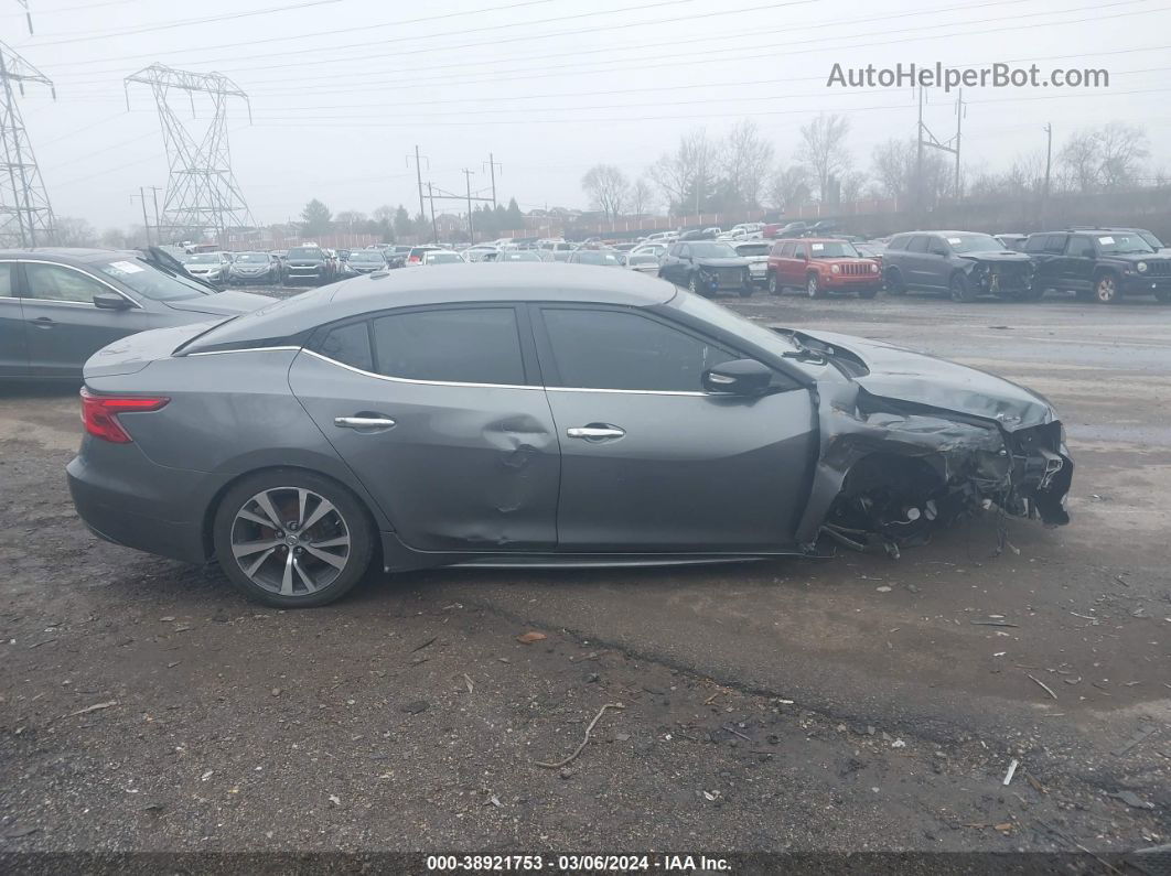 2017 Nissan Maxima 3.5 Sv Gray vin: 1N4AA6AP1HC424528