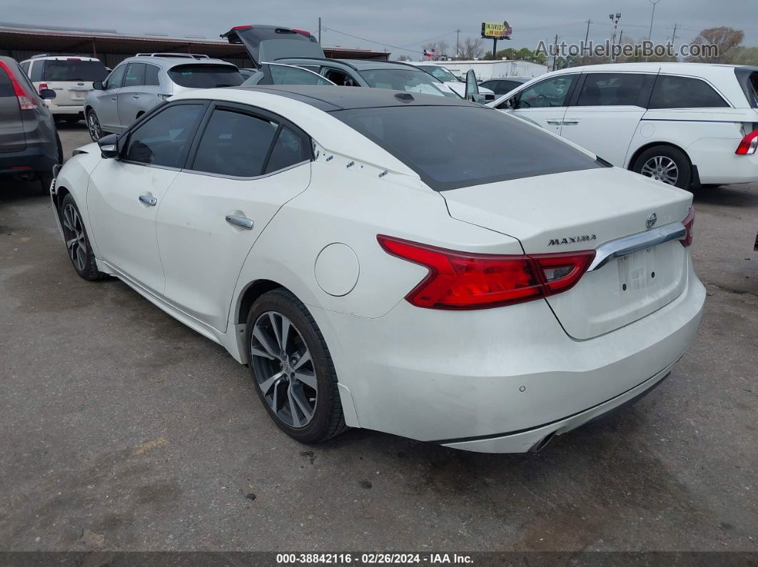 2017 Nissan Maxima 3.5 Sl Белый vin: 1N4AA6AP1HC435402