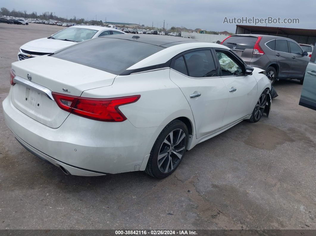 2017 Nissan Maxima 3.5 Sl Белый vin: 1N4AA6AP1HC435402