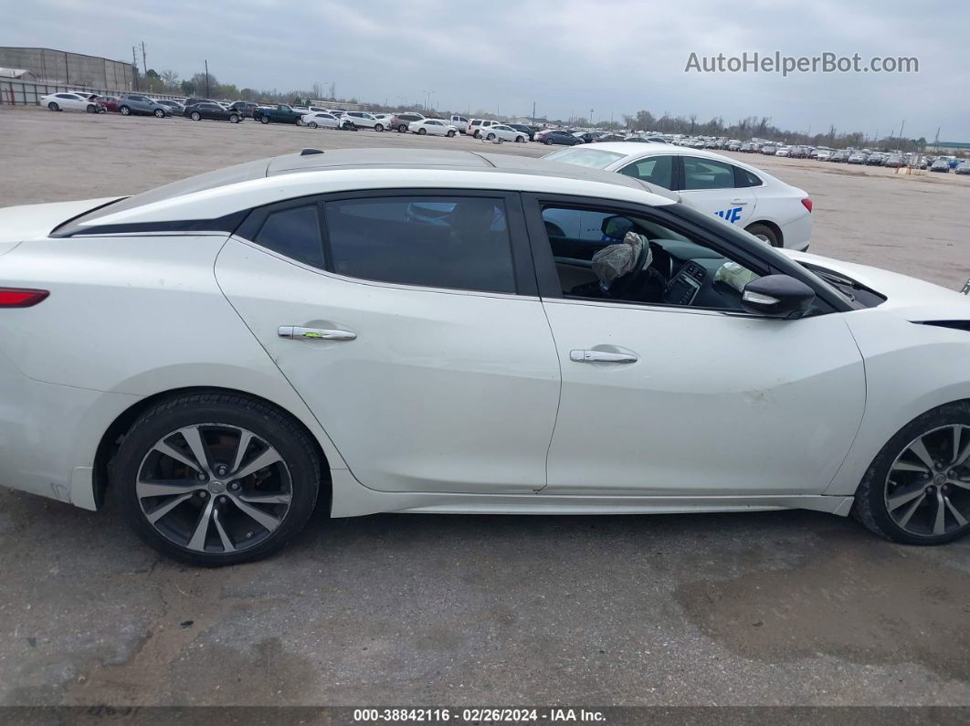 2017 Nissan Maxima 3.5 Sl Белый vin: 1N4AA6AP1HC435402