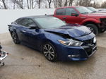 2017 Nissan Maxima 3.5s Синий vin: 1N4AA6AP1HC446030