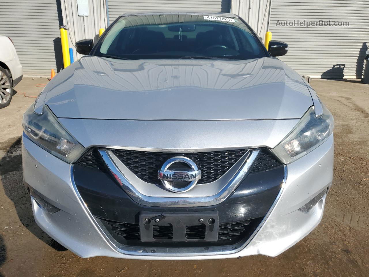 2017 Nissan Maxima 3.5s Silver vin: 1N4AA6AP1HC449431