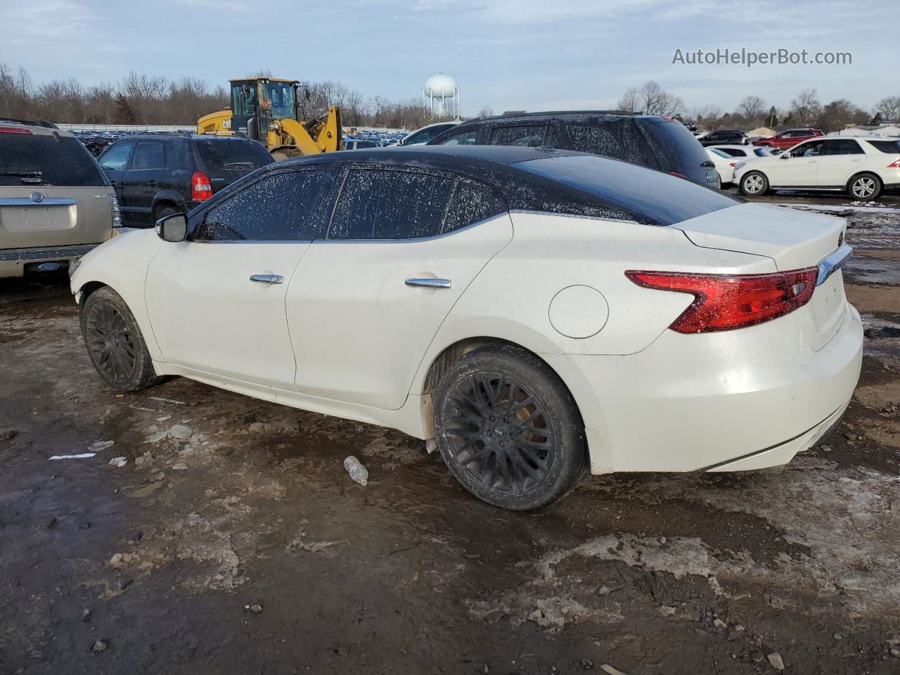 2017 Nissan Maxima 3.5s White vin: 1N4AA6AP1HC455309