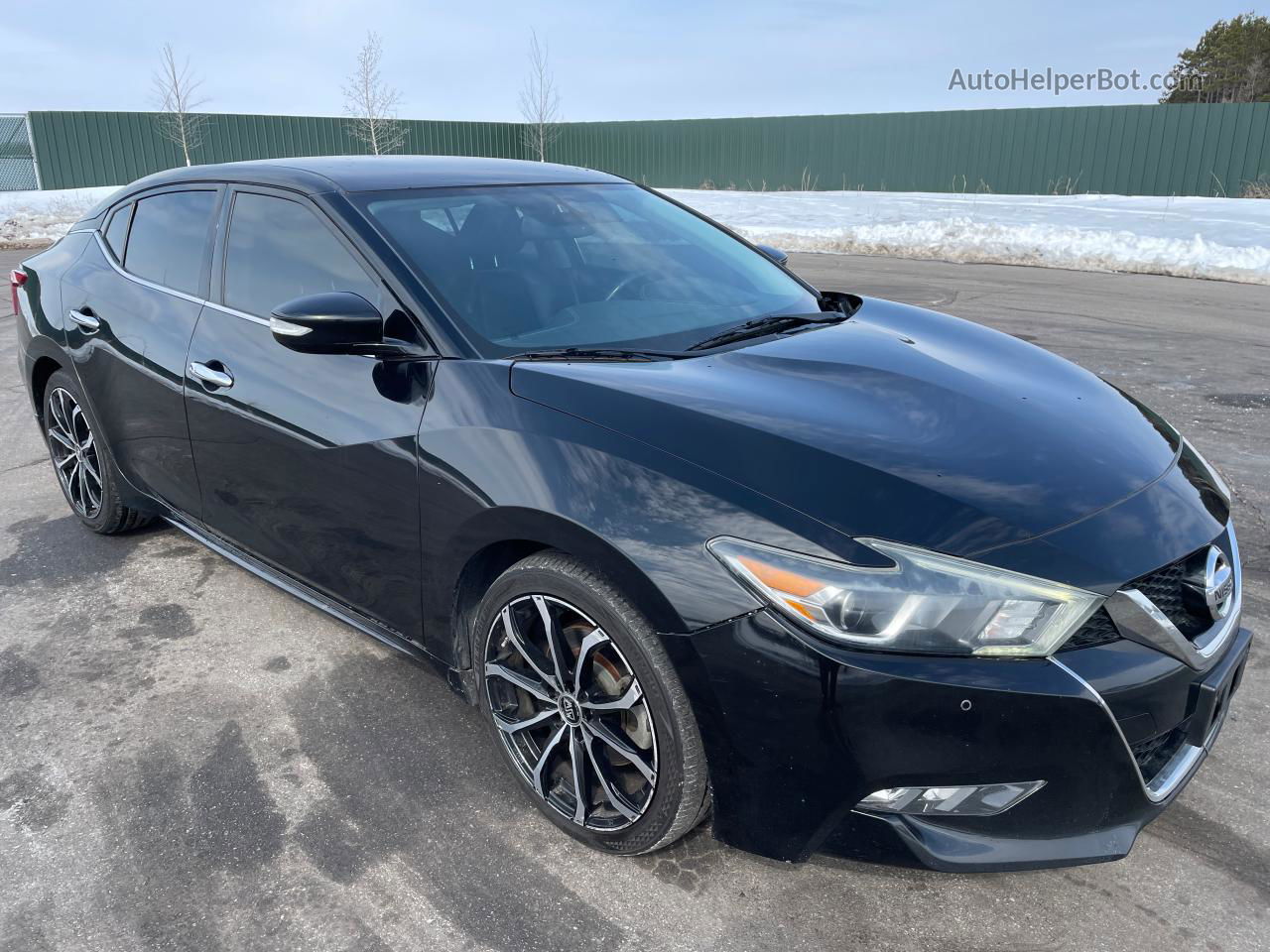 2018 Nissan Maxima 3.5s Black vin: 1N4AA6AP1JC365597