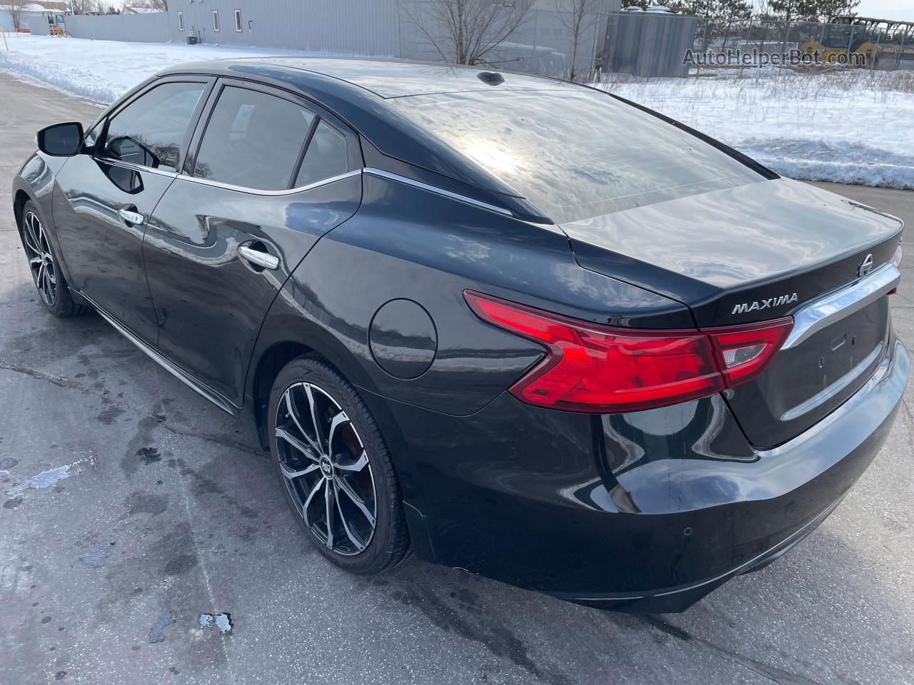 2018 Nissan Maxima 3.5s Black vin: 1N4AA6AP1JC365597