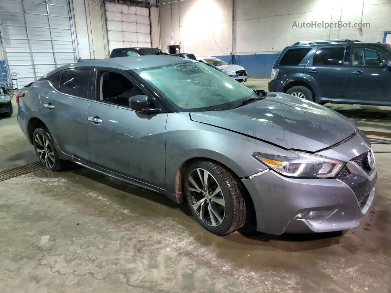 2018 Nissan Maxima 3.5s Silver vin: 1N4AA6AP1JC370489