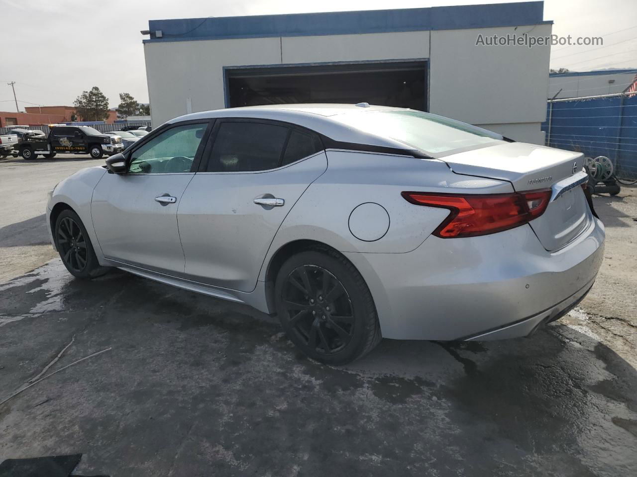 2018 Nissan Maxima 3.5s Silver vin: 1N4AA6AP1JC384859