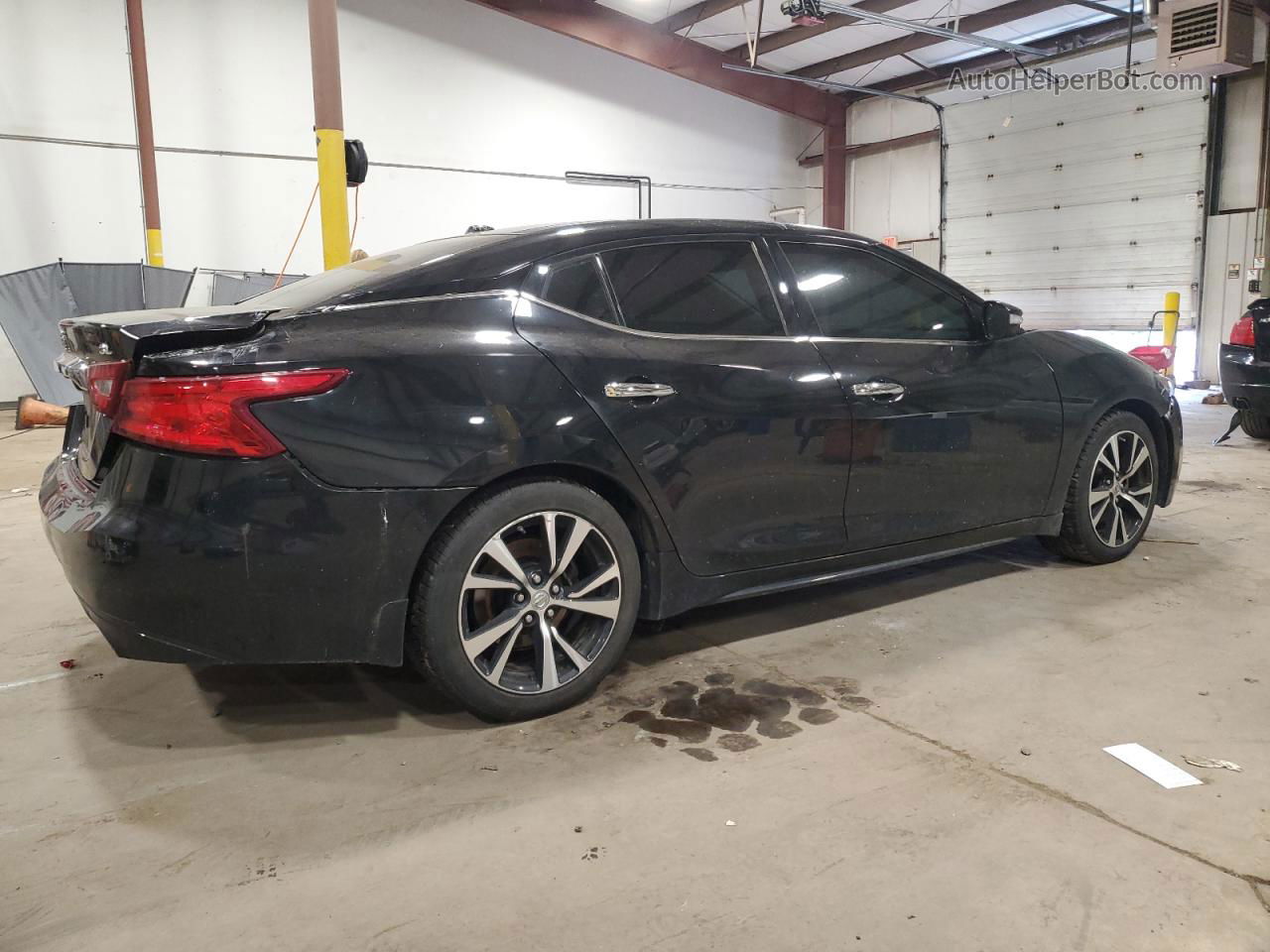 2018 Nissan Maxima 3.5s Черный vin: 1N4AA6AP1JC408528