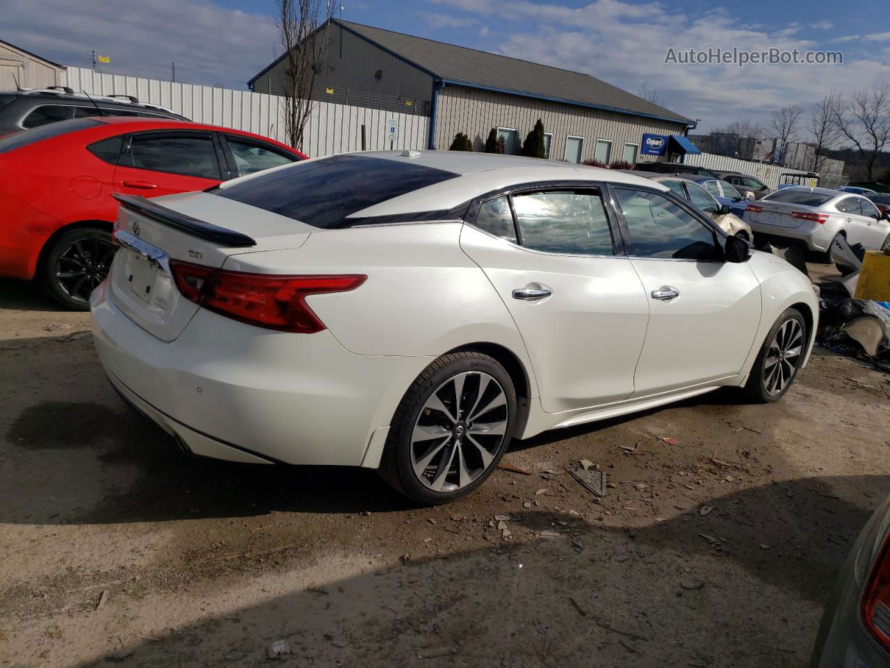 2016 Nissan Maxima 3.5s White vin: 1N4AA6AP2GC375287