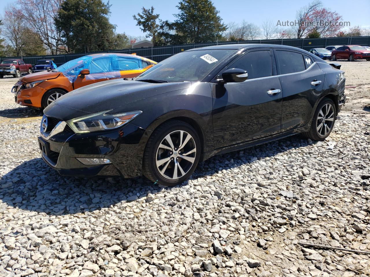 2016 Nissan Maxima 3.5s Black vin: 1N4AA6AP2GC382000