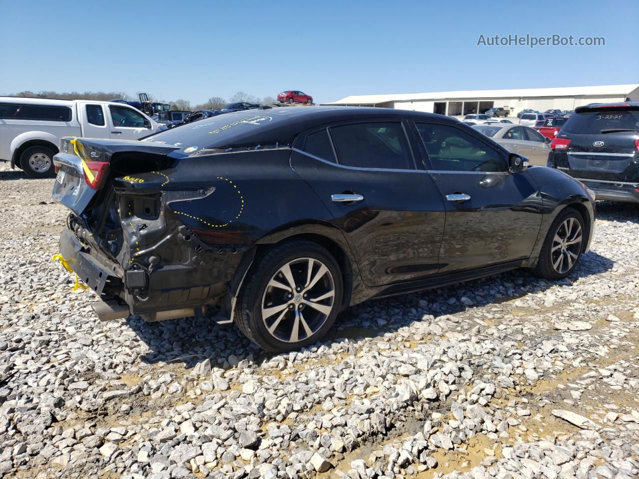 2016 Nissan Maxima 3.5s Black vin: 1N4AA6AP2GC382000