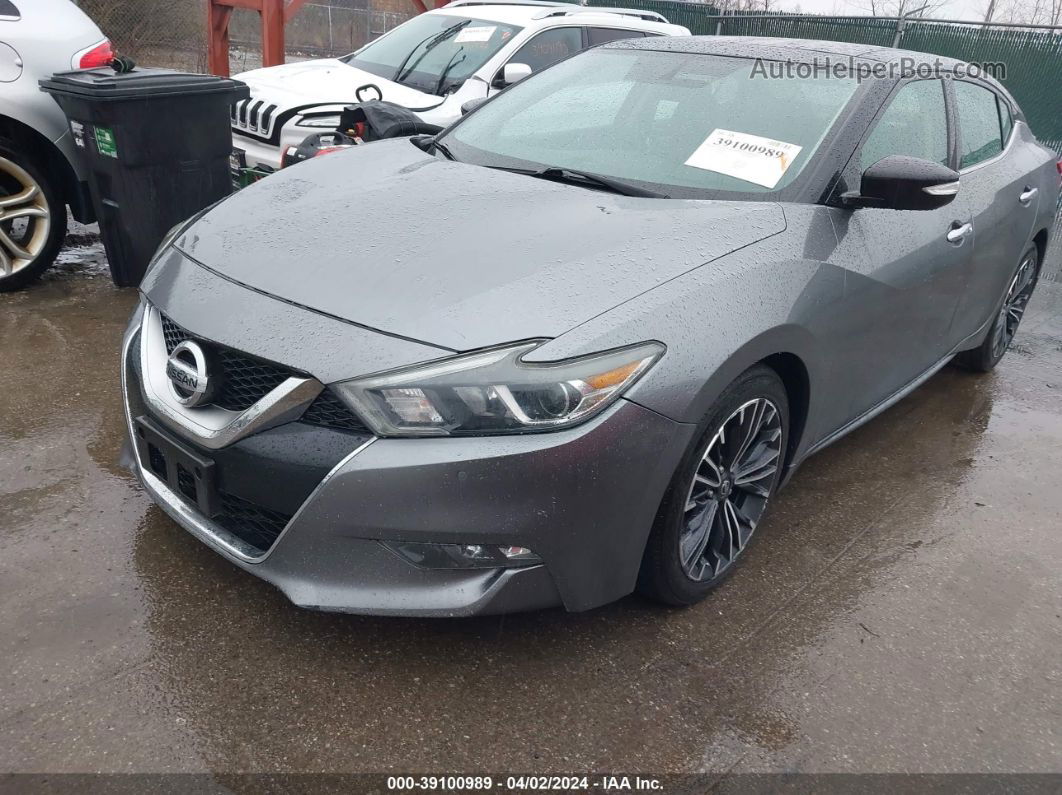 2016 Nissan Maxima 3.5 Sl Gray vin: 1N4AA6AP2GC383924