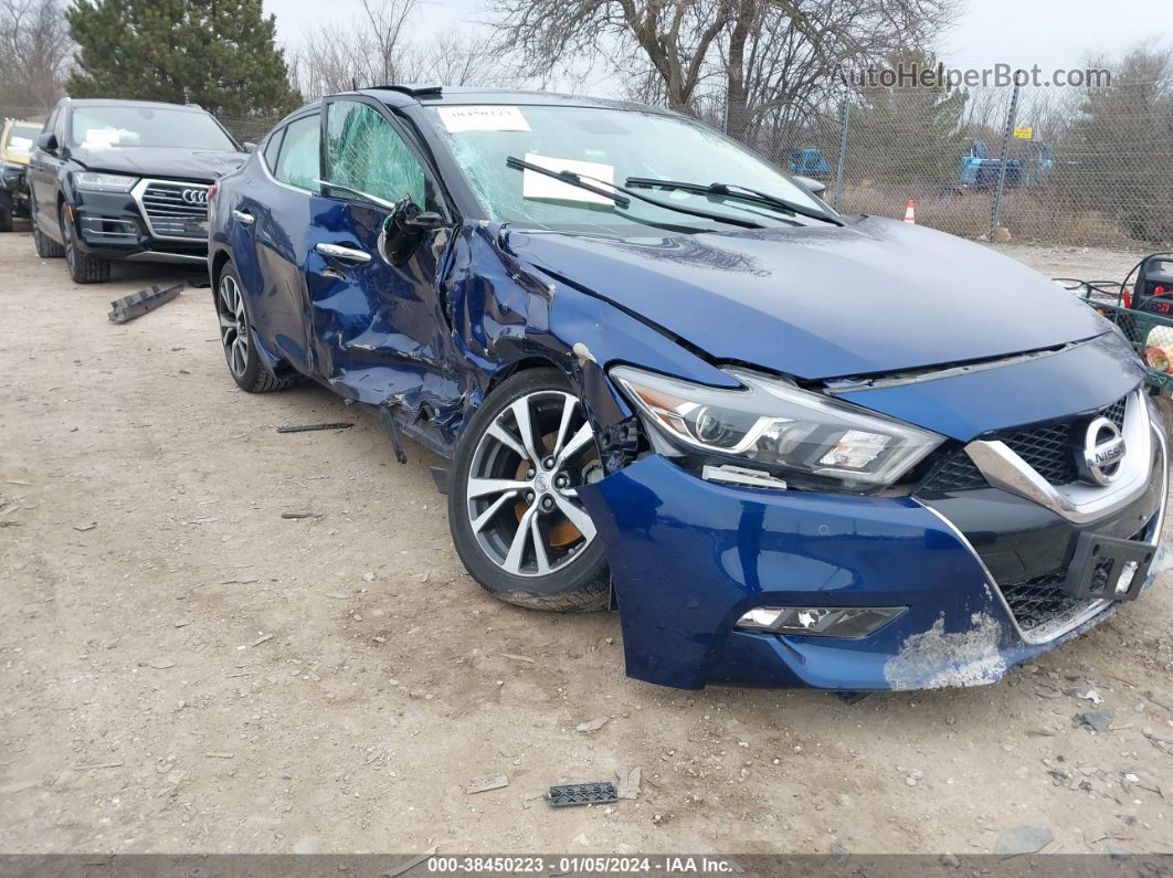 2016 Nissan Maxima 3.5 Platinum Blue vin: 1N4AA6AP2GC392025