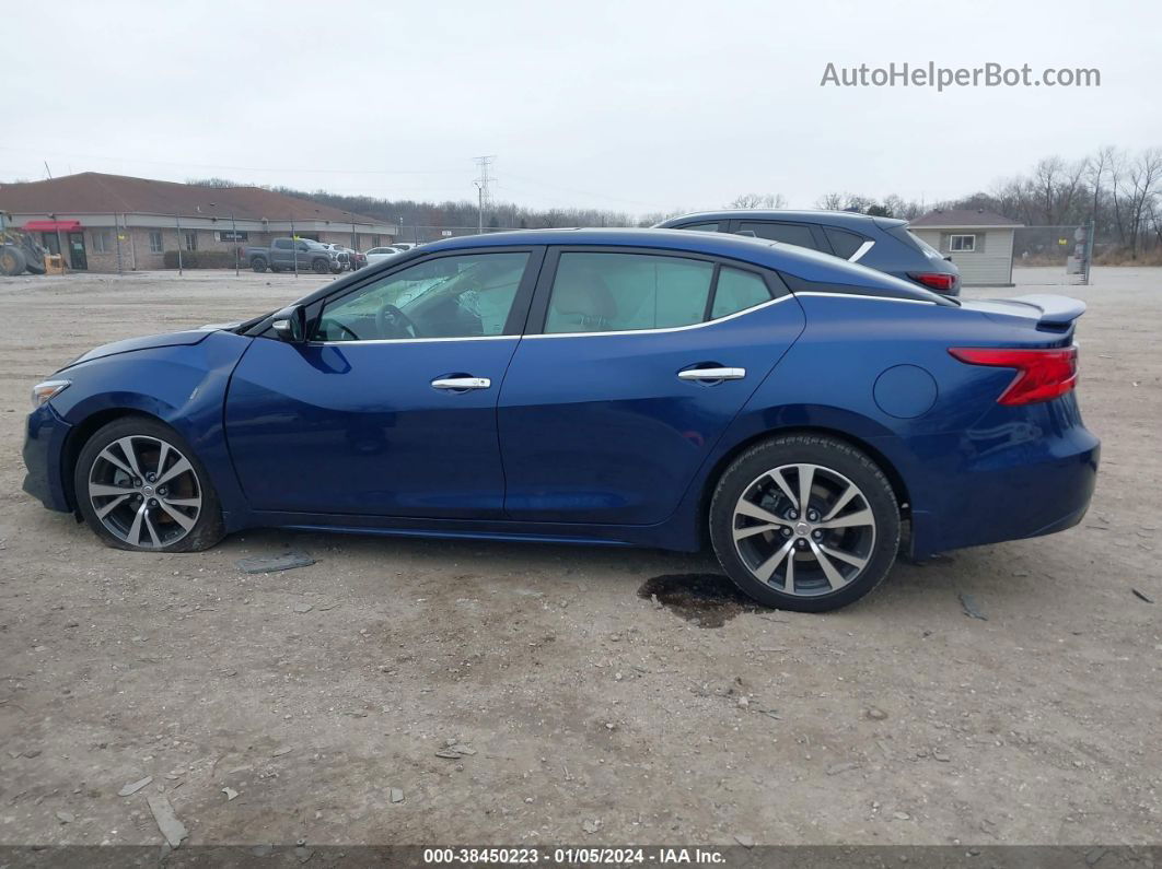 2016 Nissan Maxima 3.5 Platinum Blue vin: 1N4AA6AP2GC392025